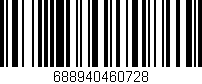 Código de barras (EAN, GTIN, SKU, ISBN): '688940460728'