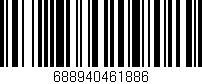Código de barras (EAN, GTIN, SKU, ISBN): '688940461886'