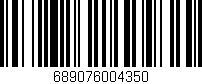 Código de barras (EAN, GTIN, SKU, ISBN): '689076004350'