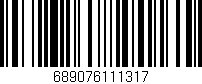 Código de barras (EAN, GTIN, SKU, ISBN): '689076111317'