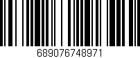 Código de barras (EAN, GTIN, SKU, ISBN): '689076748971'
