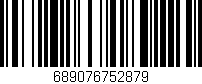 Código de barras (EAN, GTIN, SKU, ISBN): '689076752879'
