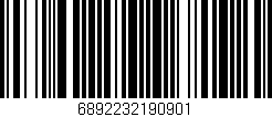 Código de barras (EAN, GTIN, SKU, ISBN): '6892232190901'