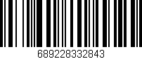 Código de barras (EAN, GTIN, SKU, ISBN): '689228332843'