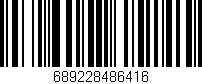Código de barras (EAN, GTIN, SKU, ISBN): '689228486416'