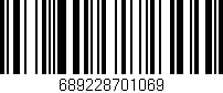 Código de barras (EAN, GTIN, SKU, ISBN): '689228701069'