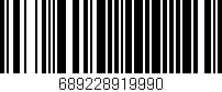 Código de barras (EAN, GTIN, SKU, ISBN): '689228919990'