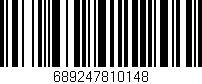 Código de barras (EAN, GTIN, SKU, ISBN): '689247810148'