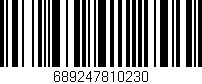 Código de barras (EAN, GTIN, SKU, ISBN): '689247810230'