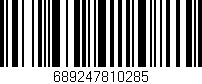 Código de barras (EAN, GTIN, SKU, ISBN): '689247810285'