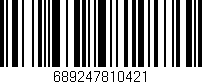 Código de barras (EAN, GTIN, SKU, ISBN): '689247810421'