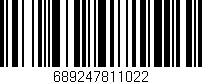 Código de barras (EAN, GTIN, SKU, ISBN): '689247811022'