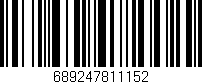 Código de barras (EAN, GTIN, SKU, ISBN): '689247811152'