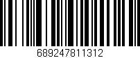 Código de barras (EAN, GTIN, SKU, ISBN): '689247811312'