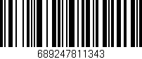 Código de barras (EAN, GTIN, SKU, ISBN): '689247811343'