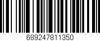 Código de barras (EAN, GTIN, SKU, ISBN): '689247811350'