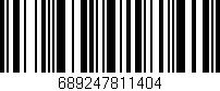 Código de barras (EAN, GTIN, SKU, ISBN): '689247811404'