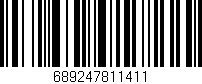 Código de barras (EAN, GTIN, SKU, ISBN): '689247811411'