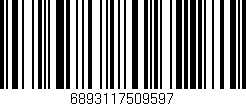 Código de barras (EAN, GTIN, SKU, ISBN): '6893117509597'