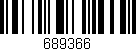 Código de barras (EAN, GTIN, SKU, ISBN): '689366'