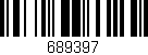 Código de barras (EAN, GTIN, SKU, ISBN): '689397'