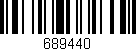 Código de barras (EAN, GTIN, SKU, ISBN): '689440'