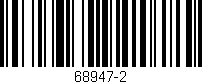 Código de barras (EAN, GTIN, SKU, ISBN): '68947-2'