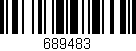 Código de barras (EAN, GTIN, SKU, ISBN): '689483'