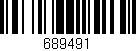Código de barras (EAN, GTIN, SKU, ISBN): '689491'