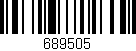Código de barras (EAN, GTIN, SKU, ISBN): '689505'
