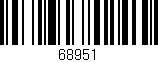 Código de barras (EAN, GTIN, SKU, ISBN): '68951'