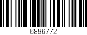 Código de barras (EAN, GTIN, SKU, ISBN): '6896772'