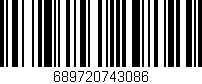 Código de barras (EAN, GTIN, SKU, ISBN): '689720743086'