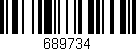 Código de barras (EAN, GTIN, SKU, ISBN): '689734'
