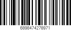 Código de barras (EAN, GTIN, SKU, ISBN): '6898474278971'