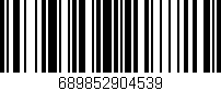 Código de barras (EAN, GTIN, SKU, ISBN): '689852904539'