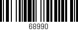 Código de barras (EAN, GTIN, SKU, ISBN): '68990'