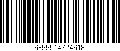 Código de barras (EAN, GTIN, SKU, ISBN): '6899514724618'