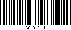 Código de barras (EAN, GTIN, SKU, ISBN): '68_0_0_U'