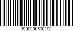 Código de barras (EAN, GTIN, SKU, ISBN): '6900000630198'