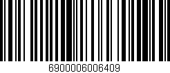 Código de barras (EAN, GTIN, SKU, ISBN): '6900006006409'