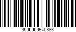 Código de barras (EAN, GTIN, SKU, ISBN): '6900008540666'