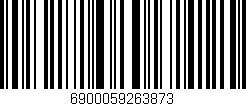 Código de barras (EAN, GTIN, SKU, ISBN): '6900059263873'