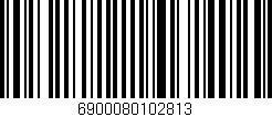 Código de barras (EAN, GTIN, SKU, ISBN): '6900080102813'