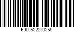 Código de barras (EAN, GTIN, SKU, ISBN): '6900532280359'