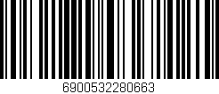 Código de barras (EAN, GTIN, SKU, ISBN): '6900532280663'