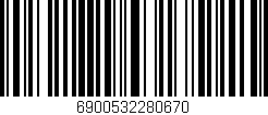Código de barras (EAN, GTIN, SKU, ISBN): '6900532280670'