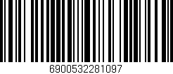 Código de barras (EAN, GTIN, SKU, ISBN): '6900532281097'