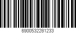 Código de barras (EAN, GTIN, SKU, ISBN): '6900532281233'