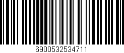 Código de barras (EAN, GTIN, SKU, ISBN): '6900532534711'